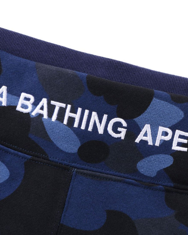 Bermudas Bape Color Camo Hombre Azules | 187602-BCK