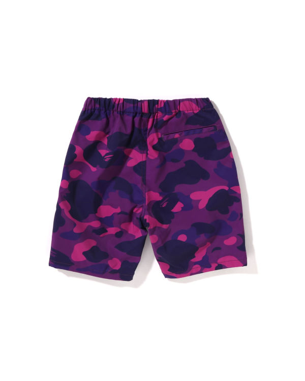 Bermudas Bape Color Camo Mesh Pocket Niños Morados | 612978-VLS
