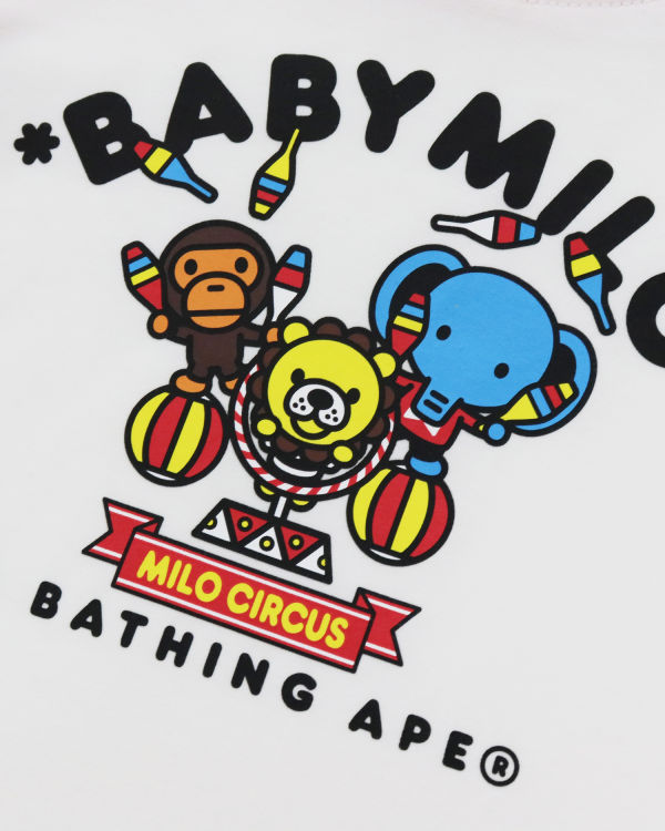 Bodysuit Bape Milo Circus L/S romper Niños Naranjas | 980435-MRL