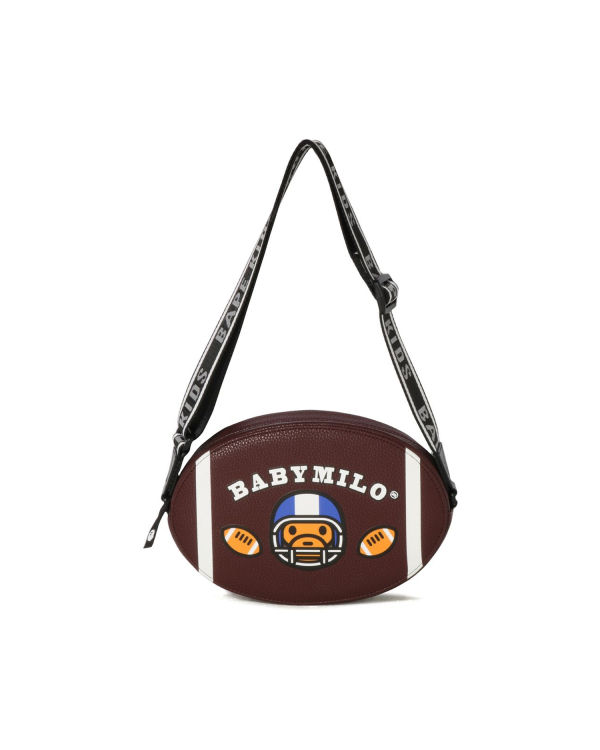 Bolsa De Hombro Bape Milo Football Niños Marrom | 243761-EIO