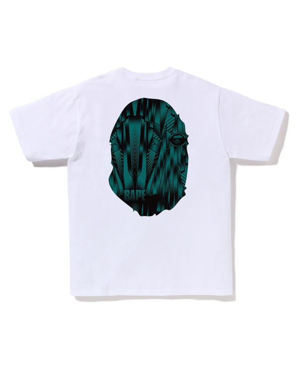 Camiseta Bape Speed Racer Big Ape Head Hombre Blancos | 701495-JVT