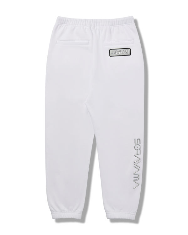 Pantalones Deportivos Bape X Hajime Sorayama Logo Hombre Blancos | 893021-HFR