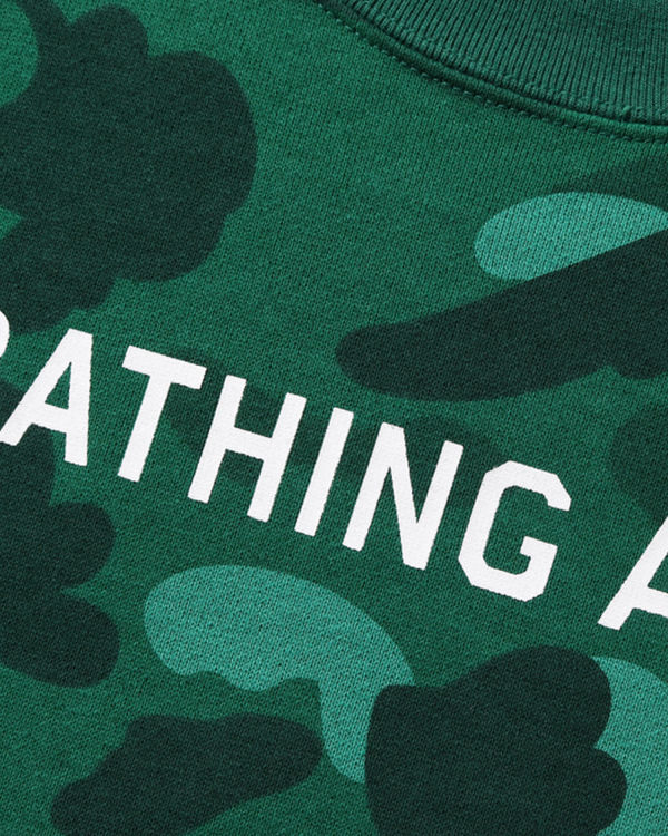 Sudaderas Bape Color Camo Pocket Loose Fit Crewneck JR Niños Turquesa | 408367-IHY